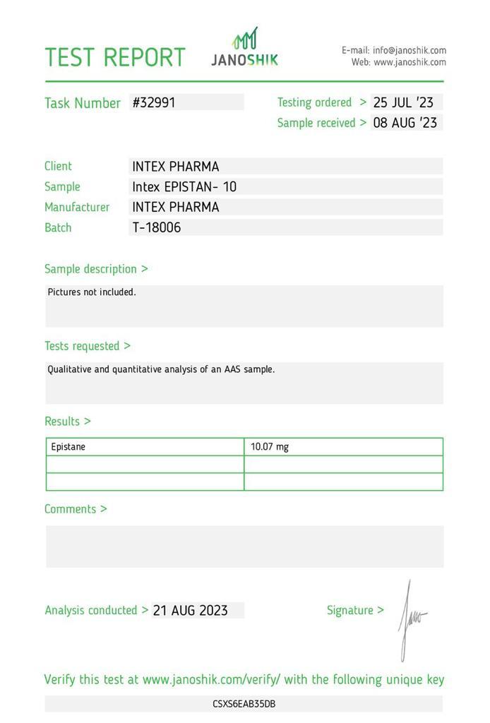 Intex Pharma Epistan - Image 2