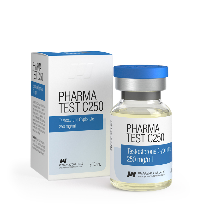 Pharmacom Pharma Test C 250 Testosterone Cypionate: 10ml/Vial, 250 mg/ml